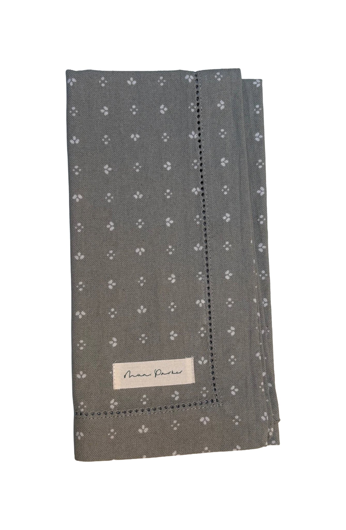 Minni Napkin - Resist Dyed Green