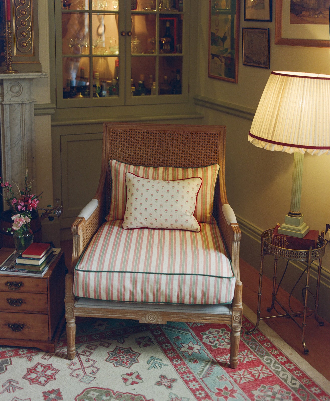 Salzburg Stripe – Green & Red