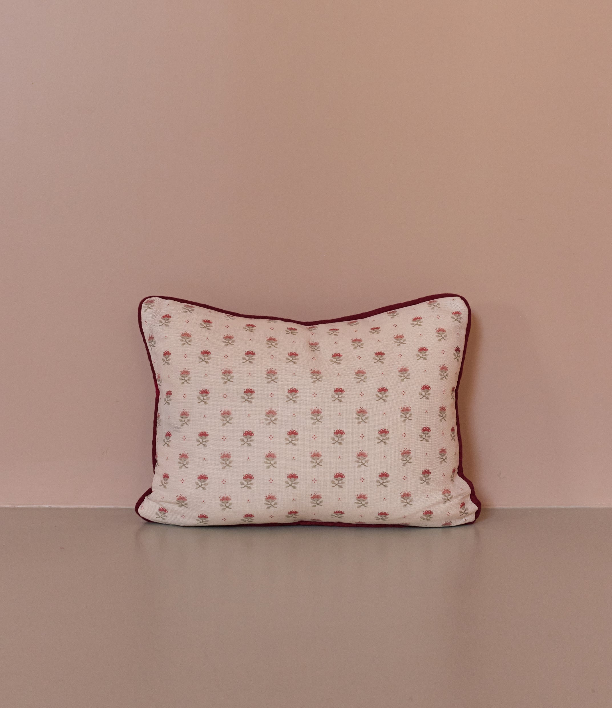 Blume Red Cushion – Rectangle