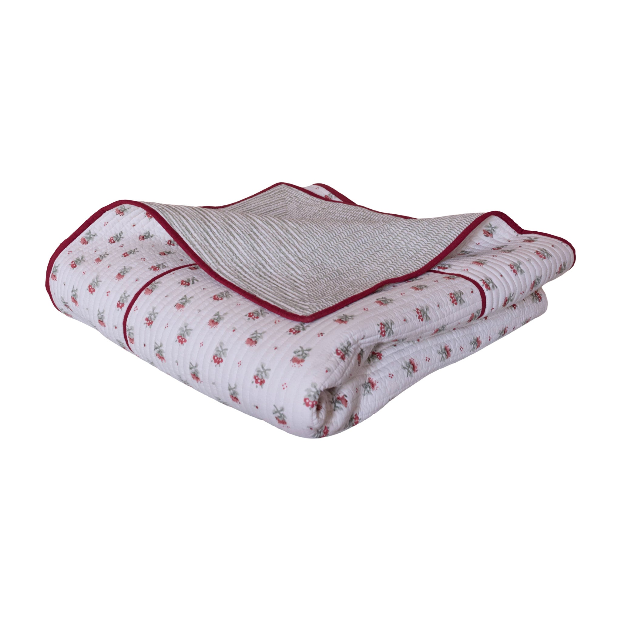 Blume Single Quilt - Green