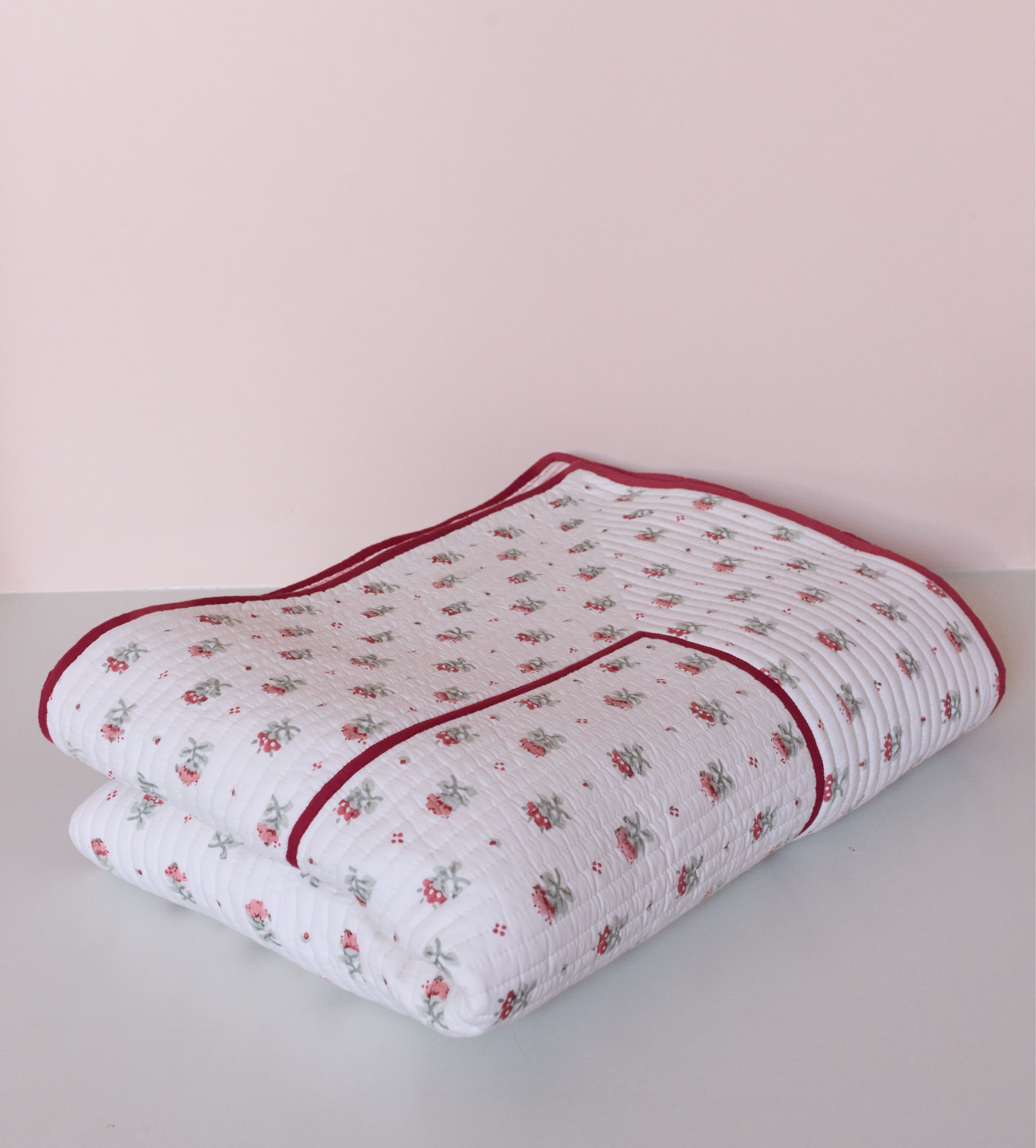 Blume Single Quilt - Green